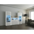 thumbnail image 2 of Milano Set 2D-BK-BK Modern Wall Unit Entertainment Center, 2 of 3