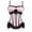 Pink, variant on Aofany Women's Gothic Shoulder Straps Tank Overbust Corset Bustiers Plus Size Corsets For Women Bustier Lingerie Costume Bustier Top Gothic Shapewear Sexy Underwear