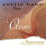 Celtic Harp With Flute By The Ocean