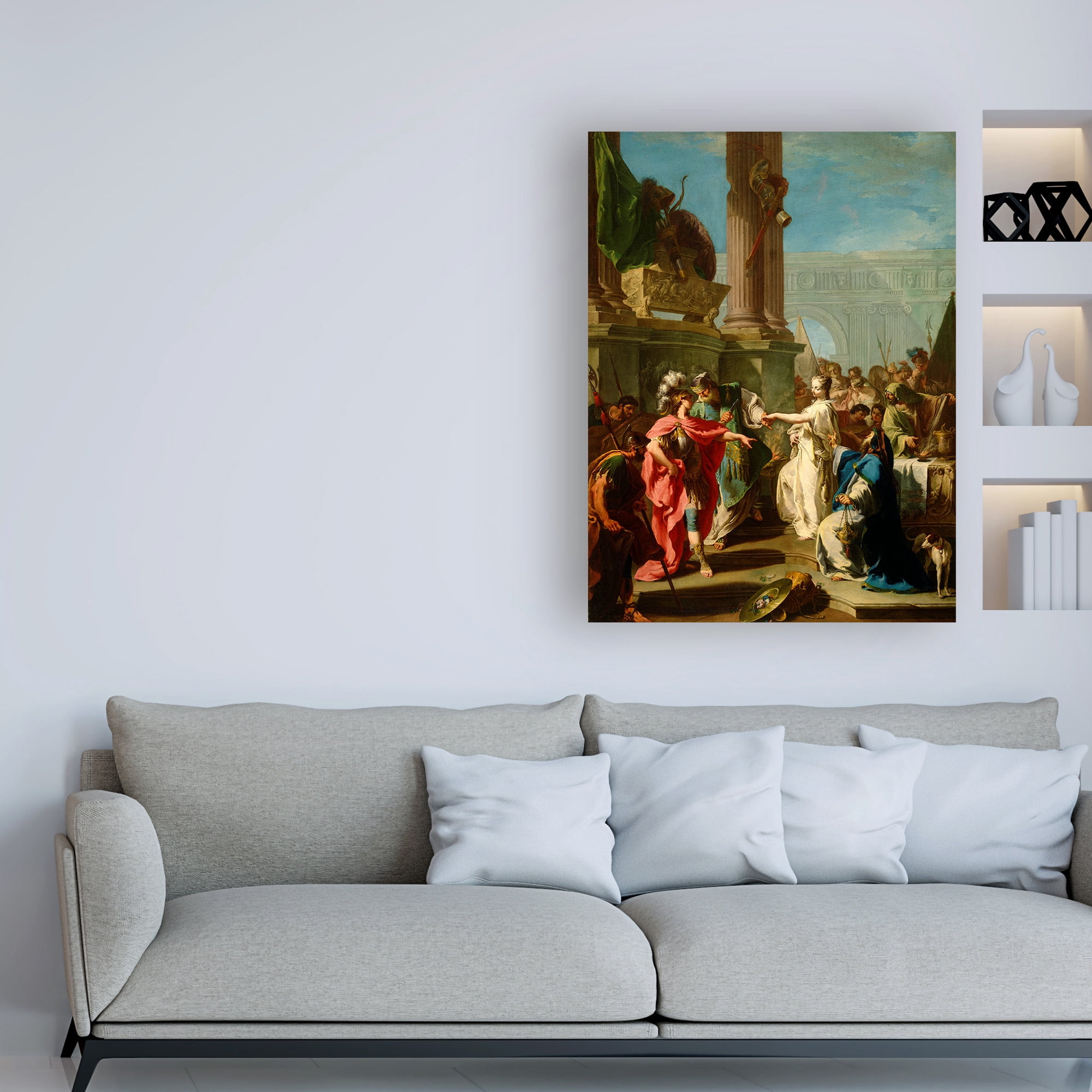 Pittoni 'The Sacrifice of Polyxena' Canvas Art