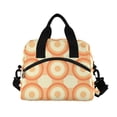 thumbnail image 6 of FORMRS Reusable Lunch Bag for Work School Leakproof Insulated Cooler with Adjustable Shoulder Strap, Orange Circle, 6 of 6