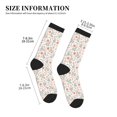 thumbnail image 3 of Vsdgher Flower Rabbit Unisex Crew Socks Lightweight Breathable Ventilation Ankle Socks, Mid-calf socks for Daily, 3 of 7