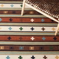 thumbnail image 6 of SAFAVIEH Kilim Sherisse Tribal Area Rug, Ivory/Rust, 5' x 8', 6 of 11