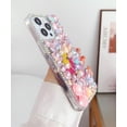 thumbnail image 4 of case for iPhone 13 Pro Max Bling Glitter Case,Luxury Bling Diamond Rhinestone Gemstone 3D Butterfly and Rose Flower Gemstone Soft TPU Back Cover Case for Women Girls with iPhone 13 Pro Max 6.7", 4 of 12