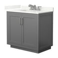 thumbnail image 6 of Wyndham Collection Wcf292936s-Qtz-Us3mxx Miranda 36" Free Standing Single Basin Vanity Set, 6 of 7