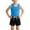 Blue, variant on Boys Summer Outfits 2-Piece Cotton Racerback Tank Top & Shorts Kids Comfort Casual Set Yellow Size 8Y
