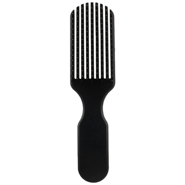 TISHITA Detangling Brush Wavy Hair Comfortable Reduce Hair Loss Multifunctional Portable Black