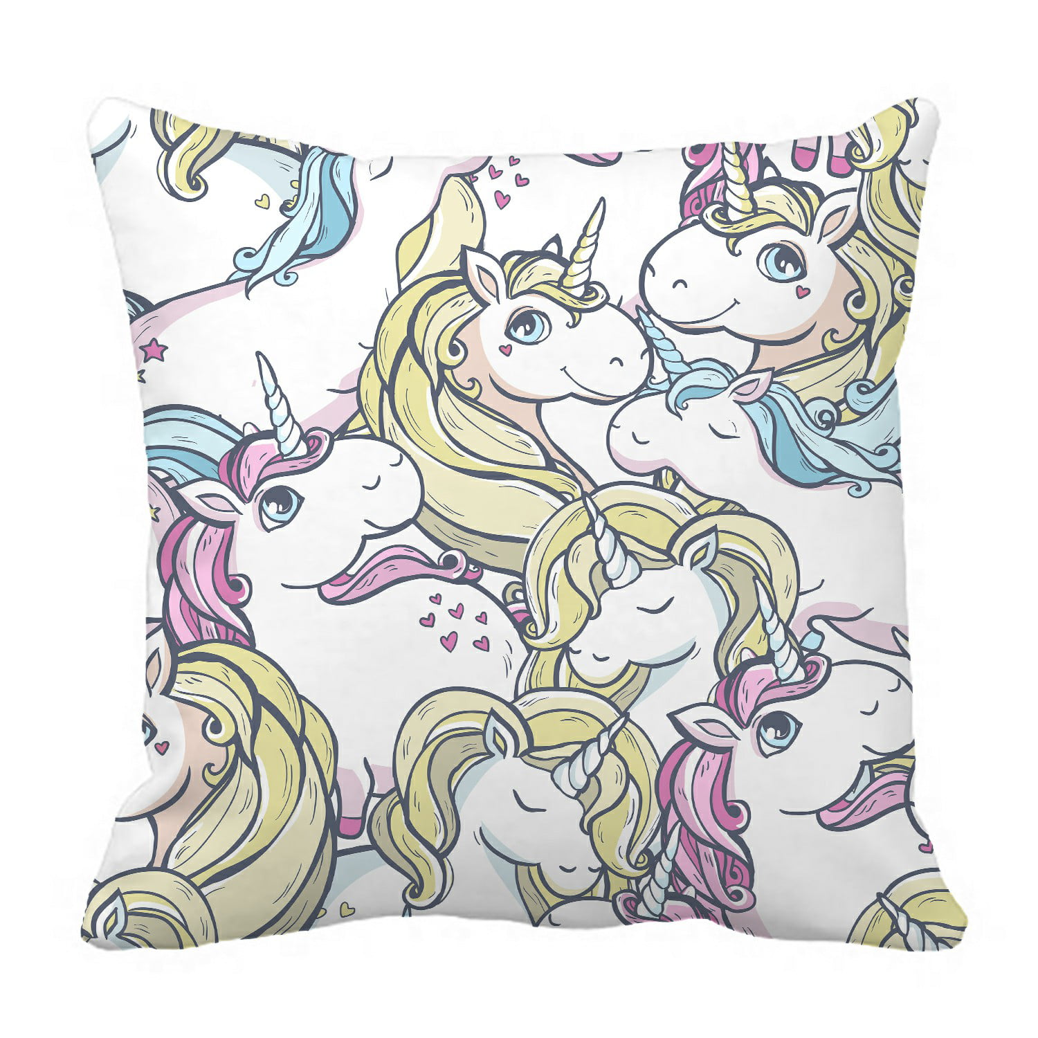 magical unicorn color me pillow