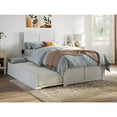 thumbnail image 3 of AFI Canyon Twin XL Wood Platform Bed with Footboard & Twin XL Trundle in White, 3 of 6