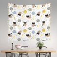 thumbnail image 2 of Sikiie Cute Cat tapestry wall hanging home decor for bedrooms, living rooms, dorms 60x51in, 2 of 6