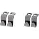 thumbnail image 1 of Ganchos para reposacabezas del asiento trasero del coche, soporte para bolso de coche, accesorios de interior de coche brillantes para mujeres y hombres, paquete de 4 (blanco), 1 of 5