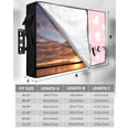 thumbnail image 7 of Outdoor TV Cover 40 to 43 Inch Weatherproof, Pink Valentine's Day Waterproof TV Screen Protector for Outside Decor with Zipper and Pocket 40"L x 25"H , Valentines Love Heart, 7 of 7