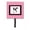 Pink Black, variant on Carolines Treasures  Letter M Initial Monogram - Red Black Polka Dots Leash Holder Or Key Hook