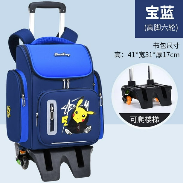 Mochila infantil Pokemon Go mochila escolar primaria Pikachu dibujos animados espacio moldura resistente al aguazhangyuxiang zhangyuxiang unisex Bodega Aurrera en linea