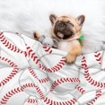 thumbnail image 3 of Pofeuu Baseballs Print Puppy Blanket,Dog Blankets,Pet Blanket Cozy Cat Blankets for Indoor Cats, Fuzzy Pet Blanket for Kitten Doggy Dog Blankets-Medium, 3 of 8