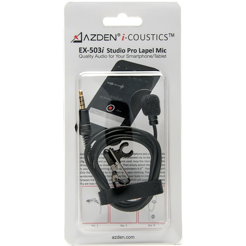 Studio Pro Lapel Microphone for Smartphones & Tablets