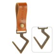 thumbnail image 2 of Suministros Hook Camp PU Cuero Llave en forma de S para picnic Senderismo Amarillo FLhrweasw Nuevo, 2 of 3