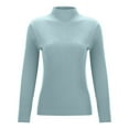 thumbnail image 5 of EDFBUYKRS Female Sweaters 2026 Women Oversized Turtle Cowl Neck Sweater Knit Long Batwing Sleeve Tunic Pullover Solid Color Winter Top Fall Sweater Xl, 5 of 7