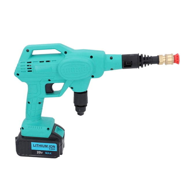 Cordless High Pressure Washer Battery Powered Handheld Cleaner for Home Car Floor