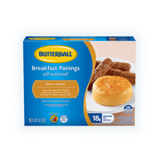 Butterball All Natural Breakfast Pairings with Sous Vide Egg & Turkey Sausage Links, Three Cheese, 4.3 oz.