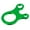 Green, variant on West Coast Paracord Metal 3 Hole Tensioner Guyline Adjuster with a Figure 9 Descender Ring Three Hole Connector - Great for Tie Down Tent Shade Canopy Camping Hiking Backpacking