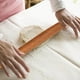 thumbnail image 2 of Rodillo de cocina para repostería, tamaño para hacer bolas de masa, palo para amasar, rodillo de madera sin pintar con diseño de pollo, 2 of 2
