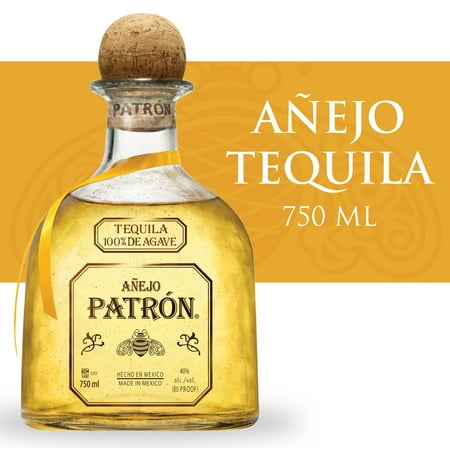 Patron Anejo Tequila, 40% ABV - 750 ml Bottle