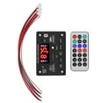 thumbnail image 1 of JIAHAOO 12V MP3 Decoder Board Bluetooth 5.0 for Car Audio Speakers USB TF FM AUX Recording Remote Control Power Amplifier 6W, 1 of 6
