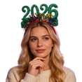 thumbnail image 1 of Sparkly Year Headband Party Hair Glitter Headpiece For Girls Festive Celebration Crafted For And Style, 1 of 5