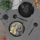 thumbnail image 4 of 6-piece Ramen Bowl Set With 1000 Ml Filling Quantity - Traditional Japanese Crockery Set With Chopsticks And Spoon In Black-Excellence, 4 of 4