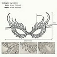 thumbnail image 3 of WHEANG Masquerade For Women Halloween Style With Ribbon Ties For Prom Costume And Dance Makeup Props, 3 of 5
