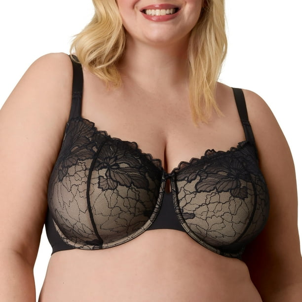 Sujetador Playtex Balconette Underwire 4800 con encaje de cobertura total
