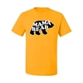 thumbnail image 2 of Wild Bobby, Mama Bear Animal Design, Animal Lover, Men Graphic Tee, Gold, 5X-Large, 2 of 4
