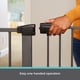 thumbnail image 4 of Toddleroo by North States Riverstone Extra Tall & Wide Self-Closing Baby Gate with Door. Pressure Mounted Baby Gates for Doorways, Child Gate Fits Openings 29.75” to 52” Wide. (36 Tall, Graphite), 4 of 5