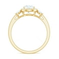 thumbnail image 2 of Rosec Jewels Certified Moissanite Engagement Ring for Women - D-VS1 Grade (6 mm Round, 1 Carat) -Ready to Gift, 14K Yellow Gold, US 12.50, 2 of 9