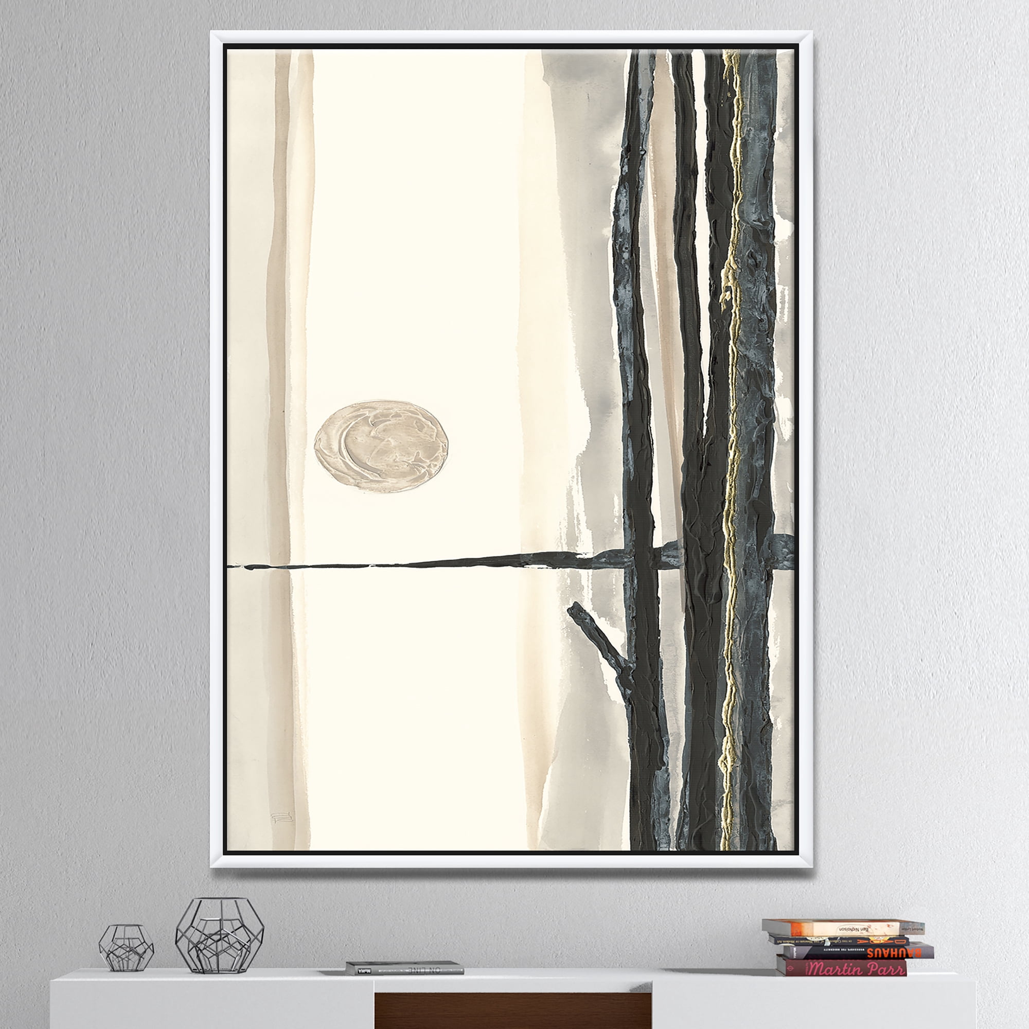 Designart ' Forest Silhouette I ' Modern Farmhouse Framed Canvas
