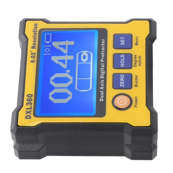 Hand Operated Tool,Digital Display Protractor Dual Digital Display Protractor Gauge Digital Protractor Striking Appearance