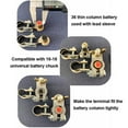 thumbnail image 2 of 1 pair Car Battery Terminal Post Adaptors Positive Shim Negative Sleeves CA U5P6, 2 of 9