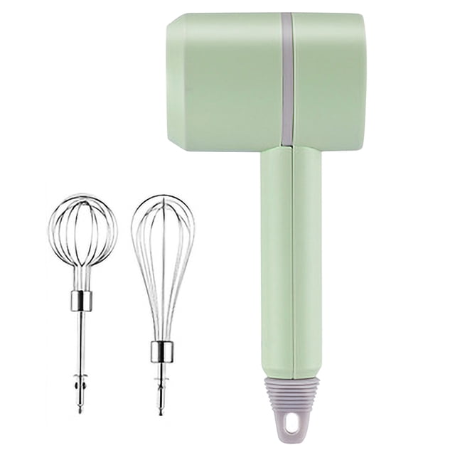Batidora de huevos Irfora Batidora de mano Batidor de huevos de doble palillo Batidor de huevos portátil eléctrico Inalámbrico Batidora de cocina de acero inoxidable ajustable de 3 velocidad Irfora Batidora de huevos