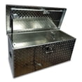thumbnail image 3 of Polaris FULL SIZE Ranger Direct Attach Black Aluminum Diamond Plate LARGE Tool Box Fits all Polaris Ranger FULL SIZE, 3 of 3