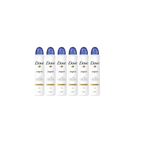 Dove Original Anti-perspirant Deodorant Spray 250 Ml 8.5oz 48 Hours Protection With Moisturizing Cream (Pack Of 6)