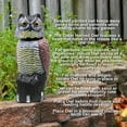 thumbnail image 3 of Galashield Owl Decoy to Scare Birds Away Scarecrow Fake Owl with Rotating Head 16" Tall, 3 of 4