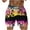 A10 Pink, variant on UQJfacai Big and Tall Men's Swim Trunks Quick Dry Swimming Trunks Palm Graphic Print Casual Beach Shorts Stretchy Summer Trousers