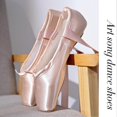 thumbnail image 5 of Women's Ballet Flats Shoes Lace-up Satin Pointe Shoes Gift For Ballet Dancing Lover-Yvan, 5 of 5