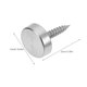 thumbnail image 2 of TABLETREANDS 10Jgo Tapas Decorativas Y Tornillos Para Paneles De Vidrio Plata Con Resistente Y Estético, 2 of 8