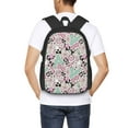 thumbnail image 4 of Fotbe West Cowgirl Disco Pattern Student Backpack –School backpack Large Capacity Durable and Ergonomic Backpack with Laptop Compartment and Multiple Pockets, 4 of 6