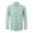 Light Green, variant on AZoiNM Men's No Pocket Dress Shirt Slim Fit Wrinkle Free Long Sleeve Point Collar Business Casual