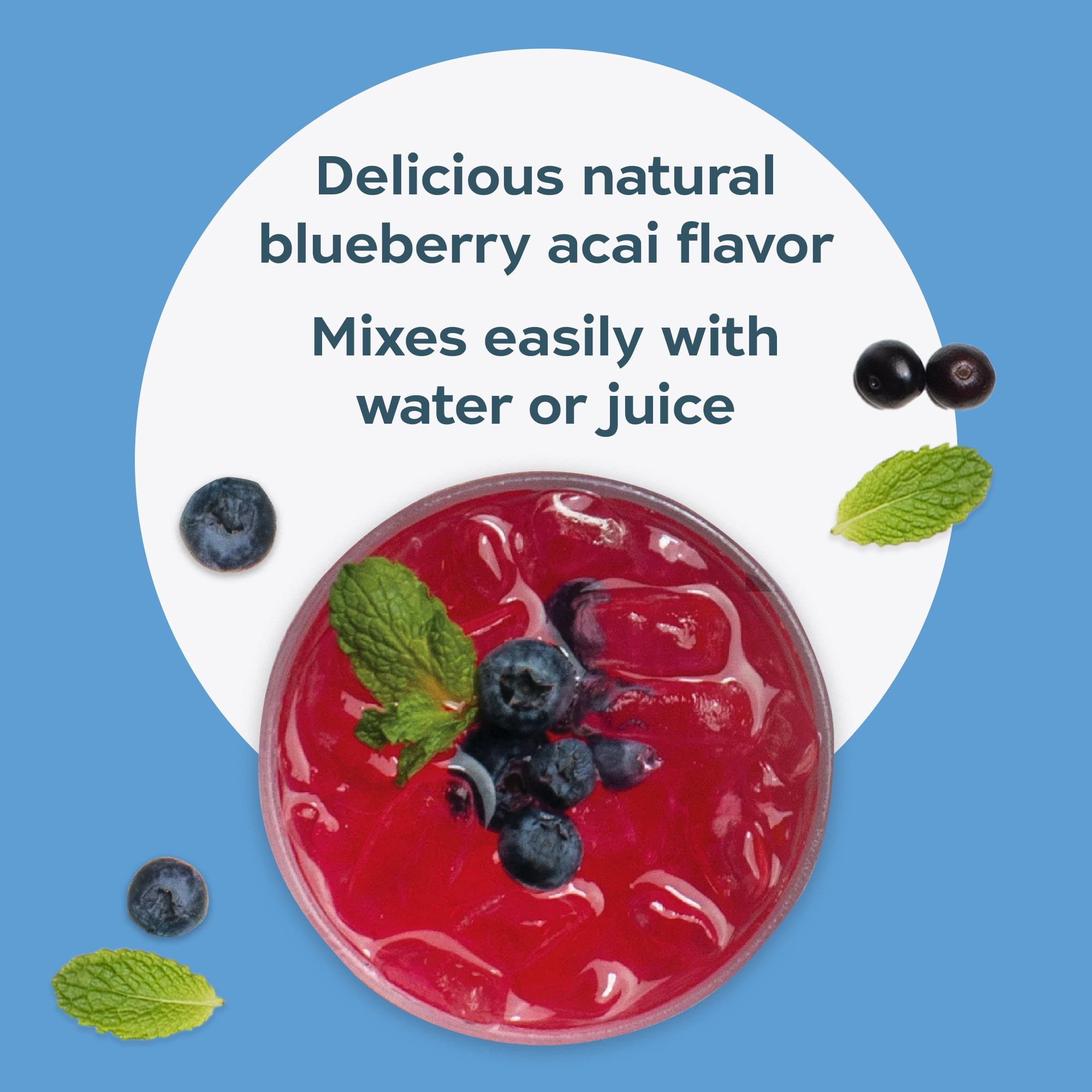 UpSpring Milkflow Fenugreek-Free Breastfeeding Drink Mix with Electrolytes, Blueberry Acai, 16 Count
