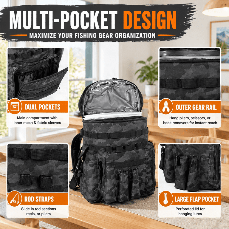 Fishing Bucket Organizer With 5 Gallon & Rotating Seat Lid - Walmart.com