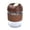 Brown#2, variant on Glass Insulated Travel Mug with Straw Lid 400ml Double-Wall Tumbler Cup Portable Spill-Proof Drinking Cup for Hot Cold Beverages Car Office Student Commuter Use Macaron Colors